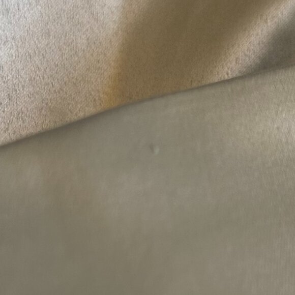 BHLDN Anthropologie Strapless Green Satin Dress Ruched Knee Length Size Med NWT - Picture 13 of 13